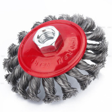 Hot selling hard and springy steel wire brush for removing paint